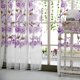 thumbnail image 4 of Cortina transparente de lujo con diseño de peonías y flores de shyuyusa para dormitorio, de 84 pulgadas de largo, con bordado floral, de gasa de tul para sala de estar, con bolsillo para barra y 1, 4 of 8