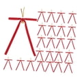 thumbnail image 4 of 24 lazos navideños decorativos para regalo, accesorios fotográficos, suministros multiusos con corona de campanas Rojo, 4 of 9