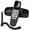 02-Black, variant on Corded Landline Phone with Loud Ringer Wall Mountable House Phone