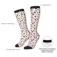 thumbnail image 6 of Fotbe Tulips Flowers print Women's Men's Novelty Crew Socks Cotton Socks Knee High Socks for Walking,Running,Nurses,Pregnancy, 6 of 8