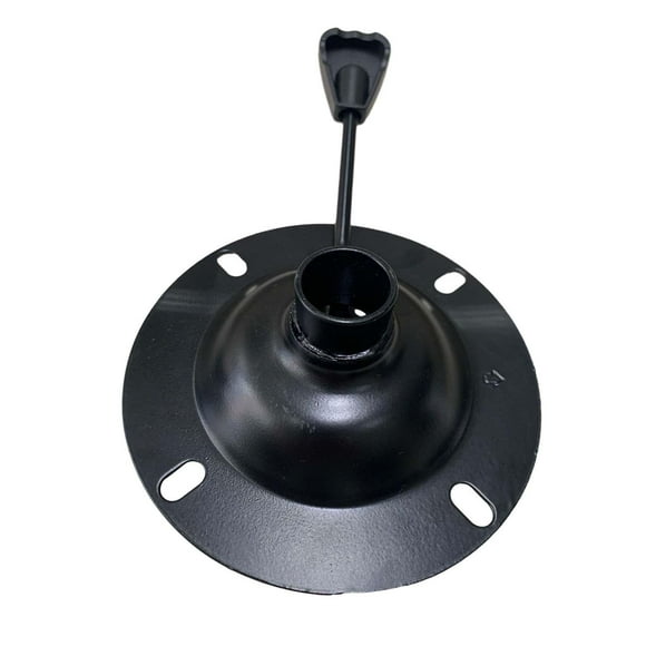 Taburete de bar, asiento de silla, Base giratoria, placa inferior, accesorio para muebles, negro, duradero Diámetro 16cm