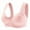 Pink, variant on Women's Front Closure Posture Bra Full Coverage Back Support Everyday Wireless Comfy Unpadded Cup S-2XL