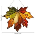 thumbnail image 2 of Arghm Maple Leaf Window Ornament,7.87x6.3 Inches,Colorful Sun Catcher for Halloween Thanksgiving Decor,Plastic Hanging Decoration, 2 of 6