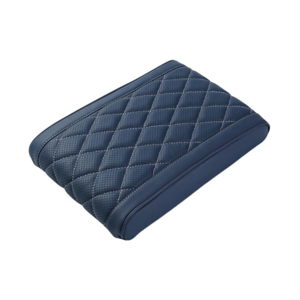 Cojín para reposabrazos de coche, fácil de instalar, accesorios para coche, funda para consola central del coche Azul