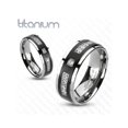 thumbnail image 3 of Her His 3pc Stainless Steel Wedding Engagement Ring & Titanium Wedding Band Set Women's Size 05 Men's Size 10, 3 of 6