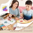 thumbnail image 5 of 50Pcs Wood Pulp Cotton Blank Greeting Cards Square White 90x90x0.5mm diy, 5 of 5