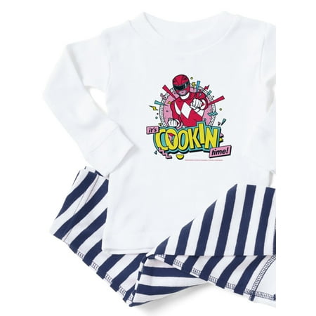 

CafePress - Power Rangers It s Cookin Time! - Toddler Long Sleeve Pajama set