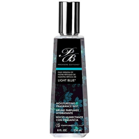 PB Premiere Editions version of Light Blue* by PB ParfumsBelcam, Moisturizing Fragrance Mist for Women, 8.0