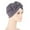 Gray, variant on IROINNID Women's Solid Bowknot India Muslim Ruffle Head Scarf Head-wear Wraps Turbans Beanie Cap Head-wraps,Yellow