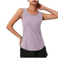 thumbnail image 1 of Timegard Workout Tops for Women Round Neck Sleeveless Backless Breathable Athletic Yoga Tank Top, 1 of 8