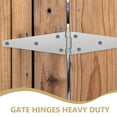 thumbnail image 3 of WHAMVOX Heavy Duty Galvanized Iron Door Hinge Slotted Bearing For Garden Gates Outdoor And Commercial Use Durable And Reliable, 3 of 8