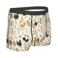 thumbnail image 3 of Balery Cartoon Chickens Men's Boxer Briefs, Soft and Breathable Cotton Underwear with nylon Waistband-X-Large, 3 of 9