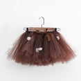 thumbnail image 2 of Women's Tutu Skirt Vintage Polka Dots Ballet Bubble Dance Skirts (Brown S), 2 of 4