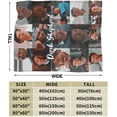 thumbnail image 3 of Blanket Derek Actors Shepherd Throw Flannel Blankets Warm Soft Cozy Fuzzy Air Conditioning Blanket for Living Room Sofa Bed Gift Blankets for All Seasons 40"x50", 3 of 6