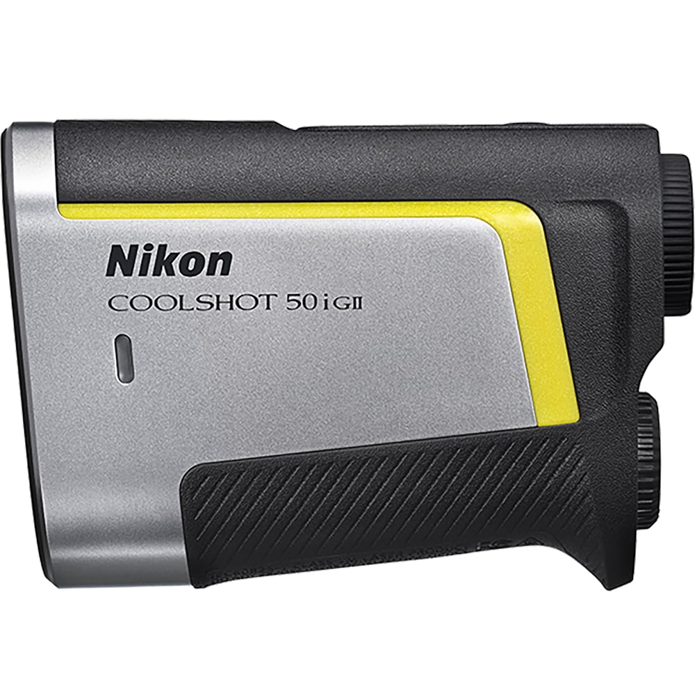 Nikon 16789 COOLSHOT 50i GII Golf Rangefinder Bundle with Deco Gear Tactical Flashlight and Tactical Pen Set with Water/Shockproof Case and 6 x 6 inch Microfiber Cleaning Cloth