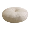 thumbnail image 1 of Cojín redondo de suelo lavable, cojín de meditación premium multiusos para exteriores. beige, 1 of 8