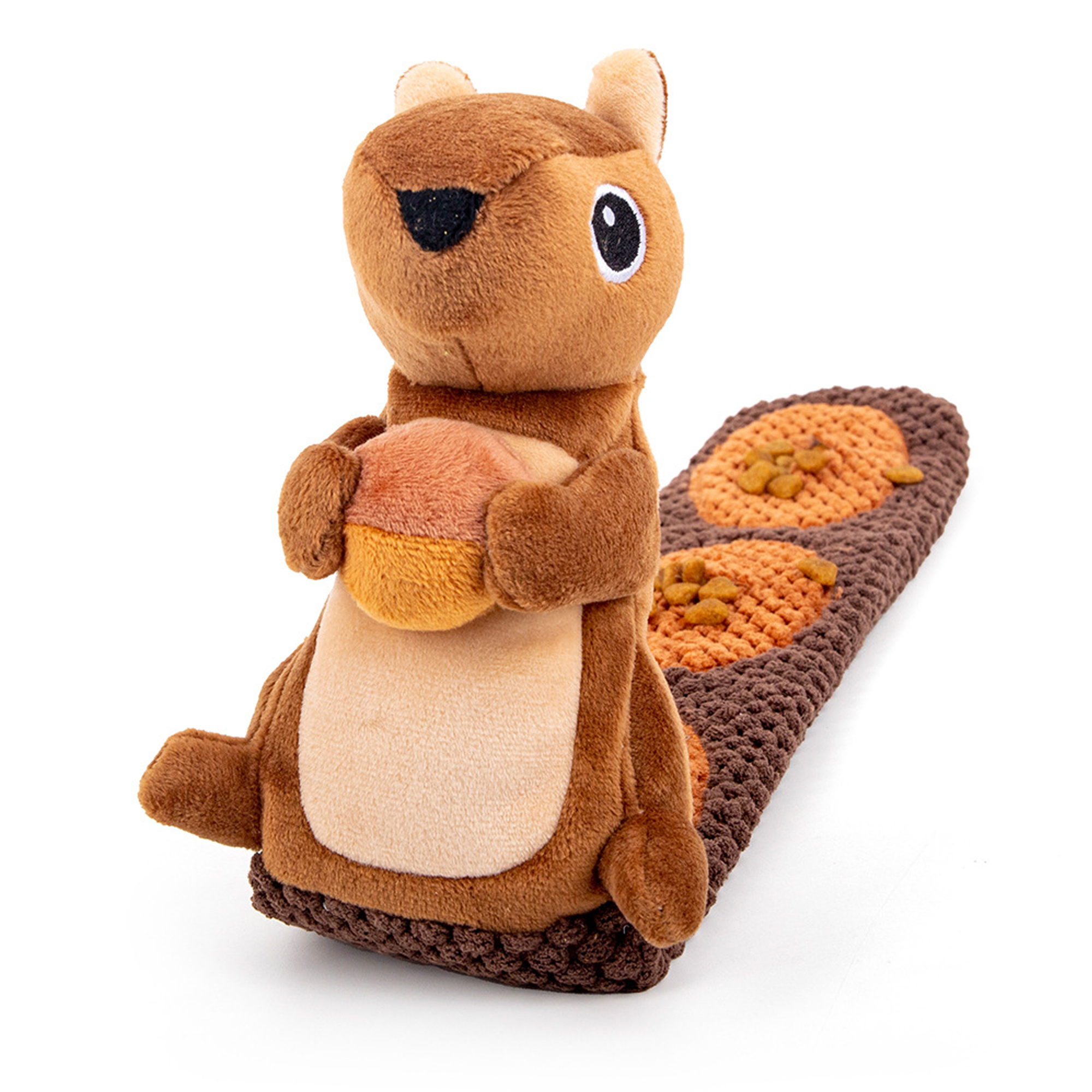 Pet Deluxe Crinkle Plush Dog Toy with Snack Pockets photo 8