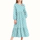 thumbnail image 1 of Vestido infantil de poliéster con estampado de lunares, manga larga, cuello redondo, bolsillos laterales y falda larga., 1 of 6