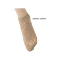 thumbnail image 5 of INSPIRE CHIC Women's Dots Pattern Ankle Length Stretchy Sheer Socks Beige, 5 of 5
