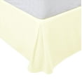 thumbnail image 1 of King Size Pleated Bed Skirt, Bed Frame and Box Spring Cover - 16 Inch Tailored Drop Dust Ruffle Bedskirt, Wrinkle Free and Fade Resistance, Easy to Stall - Pearl White Unique Bargains Falda De Cama, 1 of 6