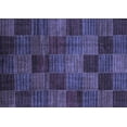 thumbnail image 1 of Ahgly Company Indoor Rectangle Checkered Blue Modern Area Rugs, 8' x 10', 1 of 4
