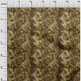 thumbnail image 3 of oneOone Georgette Viscose Moutarde Foncée Tissu Abstrait Robe Florale Tissu Tissu Imprimé par la Cour 42 Pouces de Large, 3 of 5