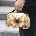 thumbnail image 2 of Butterfly Waterproof Oxford Cloth Hard Drive Case Organizer for Electronic Gadgets - Charger Case, Travel Organizer, Cord Organizer Travel Small, Appliance Cord Organizer - 5.9x9.44x3.14 in, 2 of 6