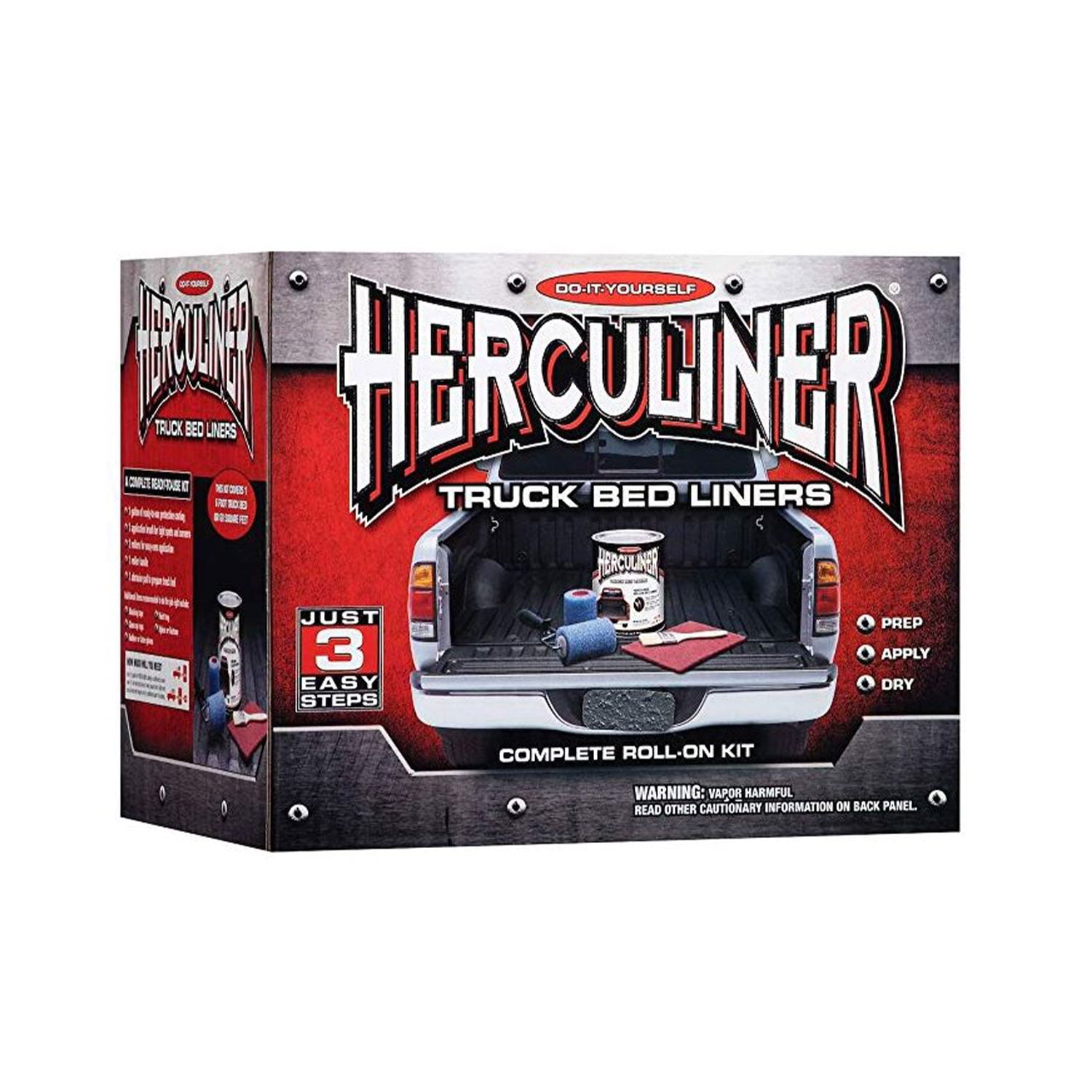 Herculiner Gray Brush-On Truck Bed Liner Kit PEKHCL1G8 Gal