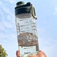 thumbnail image 2 of Botellas de agua Botella de agua de gran capacidad de 1500ml, jarras portátiles para deportes al aire libre, taza de agua graduada transparente, 2 of 4