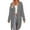Grey, variant on Winter Sweaters for Women Elegant Longline Cardigan Sweater With Hood And Pockets For Autumn Winter Warm Knitwear Outerwear Casual Comfort Christmas Sweaters