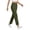 Army Green, variant on BOMYJESK Womens Golf Pants Dressy Casual Work Travel Pant Stretch High Waist Ankle Pant Lightweight Yoga Sweatpants Beige XL