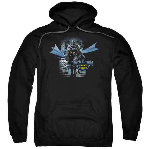 Batman From The Depths Adult Pullover Hoodie Sweatshirt Black