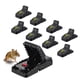 thumbnail image 1 of Paquete de 8 trampas para ratones, cebo eficaz, trampa, trampa para ratones de seguridad de alta sensibilidad para interiores, exteriores, hogar y jardín, 1 of 4