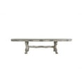thumbnail image 2 of Dresden Wood 108" Dining Table with Removable Leaf in Vintage Bone White, 2 of 5