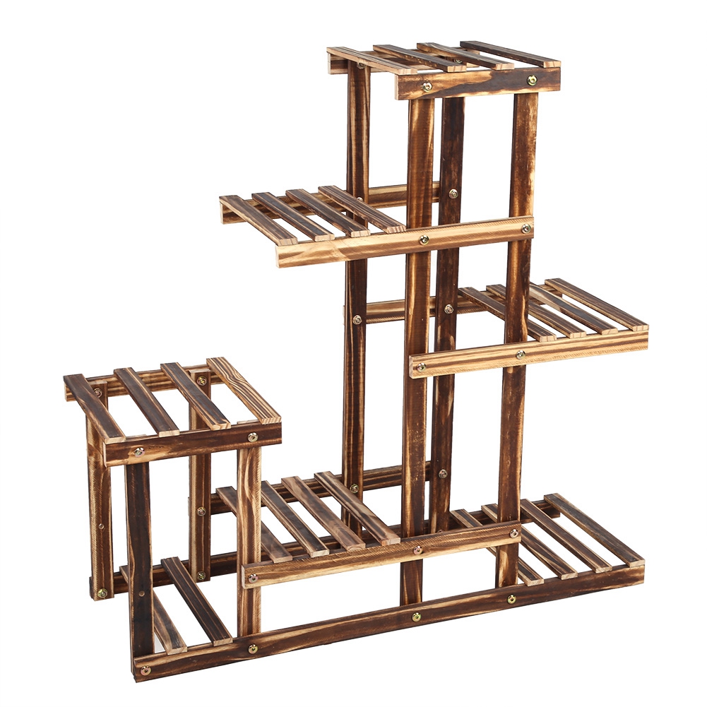 Plant Stand Wooden Plant Stand Wooden Flower Stand Multi Tiers Wooden Plant Stand Balcony Garden