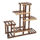 thumbnail image 3 of Plant Stand Wooden Plant Stand Flower Stand Wooden Flower Stand Wooden Plant Shelf Multi Tiers Wooden Plant Stand Balcony Garden Flower Plant Stand Display Shelf Five Layers ANGGREK Otros, 3 of 8
