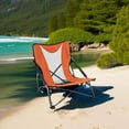 thumbnail image 2 of Folding camping chair for camping, beach, picnic, barbecue, sporting activities with carrying bag, 2 of 11