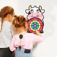 thumbnail image 4 of Cartoon Dart Board Games For Kids Board Games Reusable Children Kit With 3 Sticky Balls And Hook Classic Toys Set For Children Kid Type 1, 4 of 9