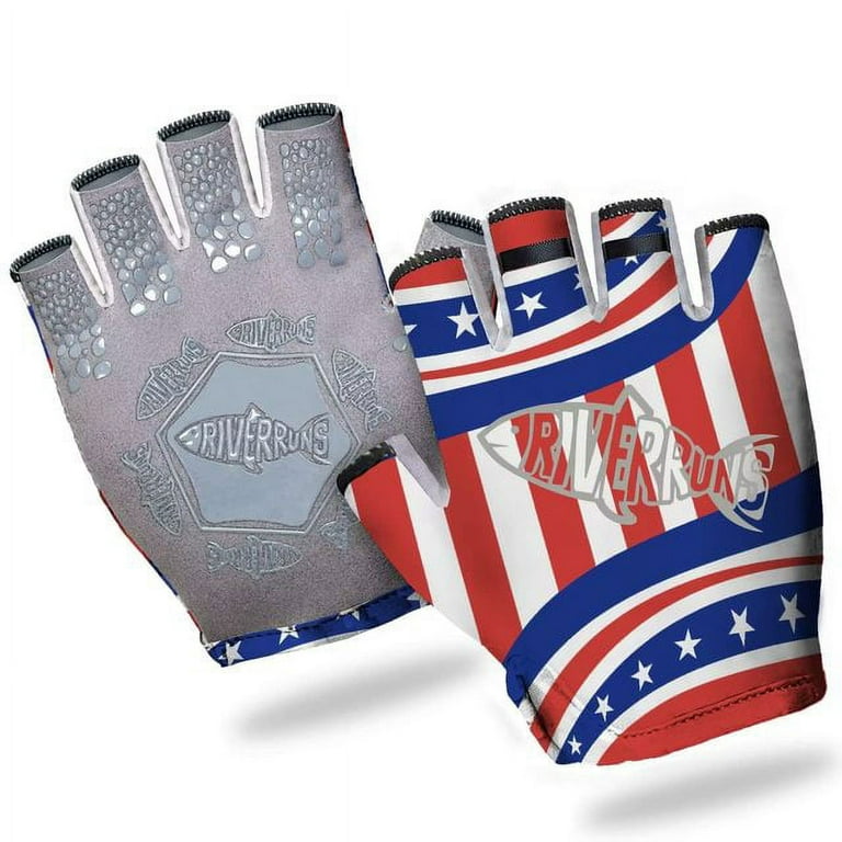 F Riverruns Fishing Gloves UPF50+ Sun Gloves Lightweight Breathable Fishing Gloves Men Fingerless Fishing Gloves, Women's, Size: Medium, Beige
