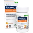 thumbnail image 1 of FeraMAX Pd Maintenance 45 Iron Supplement - Great Tasting Orange Flavor Iron Supplement for Prevention of Iron Deficiency - 45mg of Elemental Iron per Chewable Tablet, 1 of 6