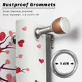 thumbnail image 2 of Outdoor Curtains for Patio Waterproof, Red Valentines Day Outdoor Privacy Panels Grommet, Red Love Heart Tree Blackout Outside Curtains for Porch/Cabana/Pergola/Gazebo 54"x95", 1 Panel, 2 of 8