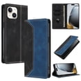 thumbnail image 1 of Funda FOXDOCK para iPhone 13 de Cuero Premium Bicolor con Ranuras RFID, Carcasa Tipo Billetera Antigolpes y Soporte Plegable, 1 of 6