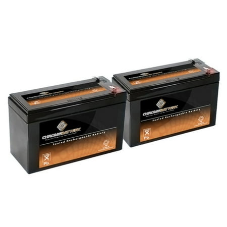 - 12V 7AH 12 Volt 7 Amp Hour UB1270 APC RBC17 LS700 SLA Sealed Lead Acid Battery (2 Pack)
