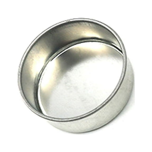 Empty Round Tealight Cup Holder Stainless Steel Tealight Cup Making Accessories for Makeup Skin Care Powder