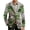 Light Green, variant on Men Corduroy Suit Jackets St. Patrick's Day Shamrock Party Coat Long Sleeves One-Button Shawl Collar Blazer Green XXXL