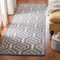 thumbnail image 3 of Safavieh Dhurries Grey Contemporary Rug - 8' x 10', 3 of 5