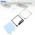 thumbnail image 3 of Back Cover Replacement for Galaxy Z Flip 6 5G F741, Replacement Rear Back Door Glass Cover with Pre Installed Camera's Frame and Repair Tool Kit for Galaxy Z Flip 6 5G F741, 3 of 7