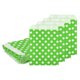 thumbnail image 1 of Uxcell 100Pcs Bolsas de Papel Kraft, 7" x 5" Bolsas de Caramelo Impermeables, Bolsas de Favor Planas, Bolsas de Regalo Pequeñas, Verde Fruta con Puntos, 1 of 6