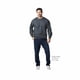 thumbnail image 3 of Sudadera Gildan Softstyle GSF000 con cuello redondo para adulto - Dark Heather, 3 of 4