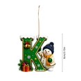 thumbnail image 4 of Yyuenw Christmas Alphabet Ornaments, 3.15"/80mm 2D Acrylic Hanging Pendant Custom Name Xmas Tree Wreath Mantel Decor, 4 of 7